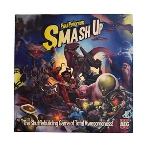 AEG Smash Up Board Game Paul Peterson Shufflebuilding Card Game Base Set Flawed